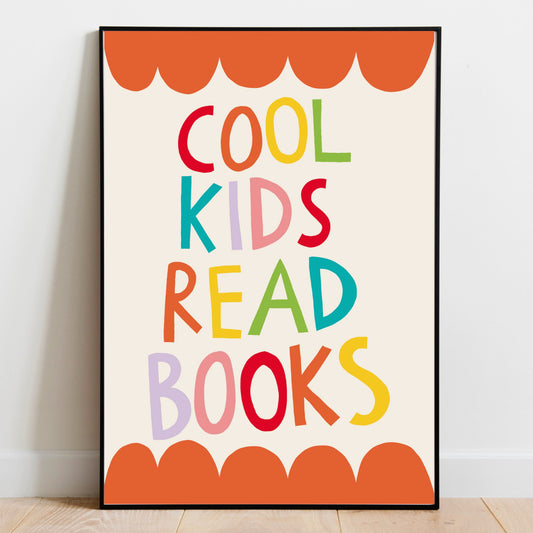cool kids read books print