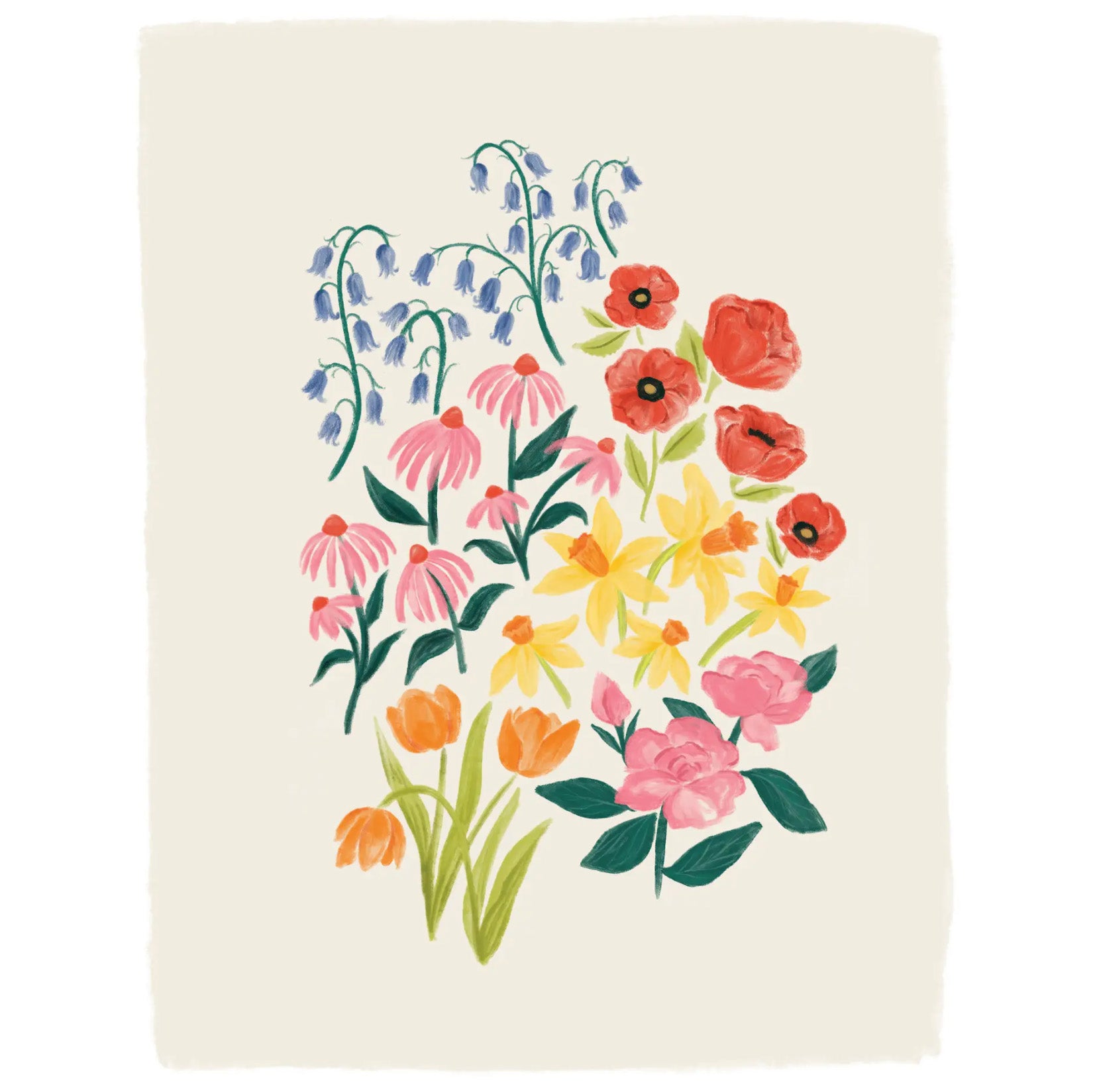 garden bouquet print