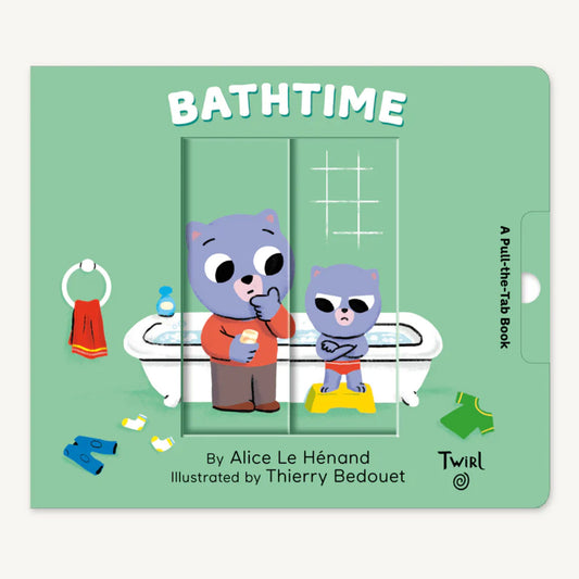 pull and play books: bath time
