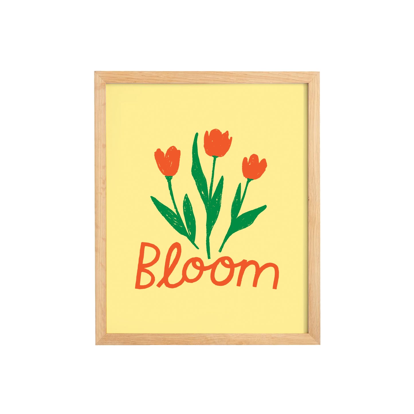Bloom Yellow 8x10 Art Print