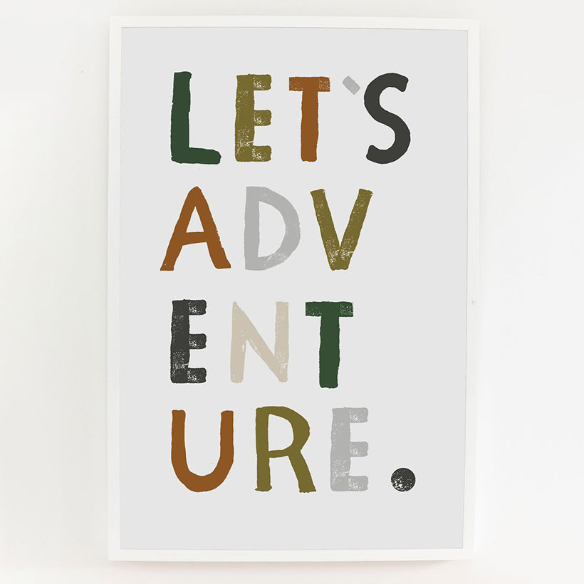 let's adventure print