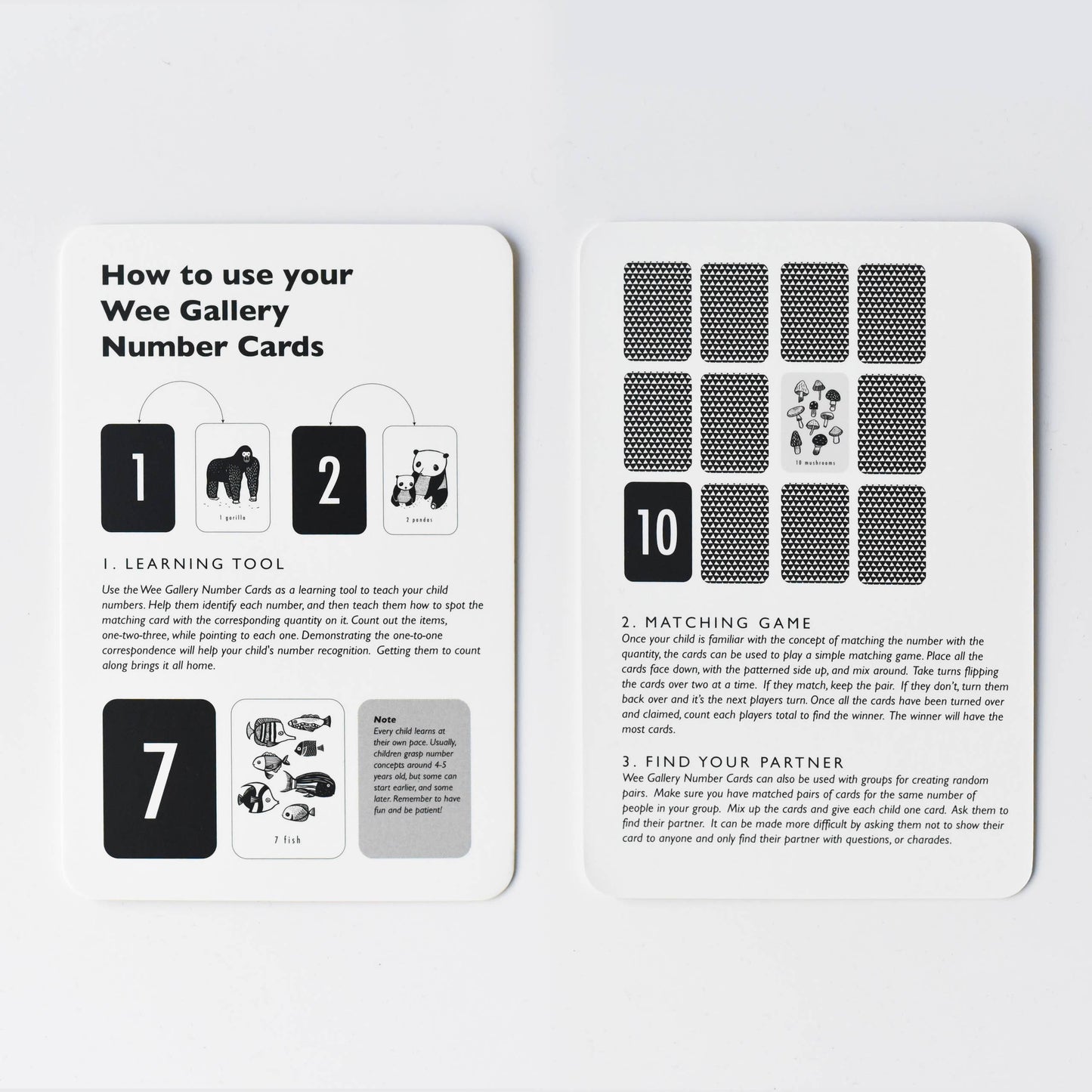 nature number card game