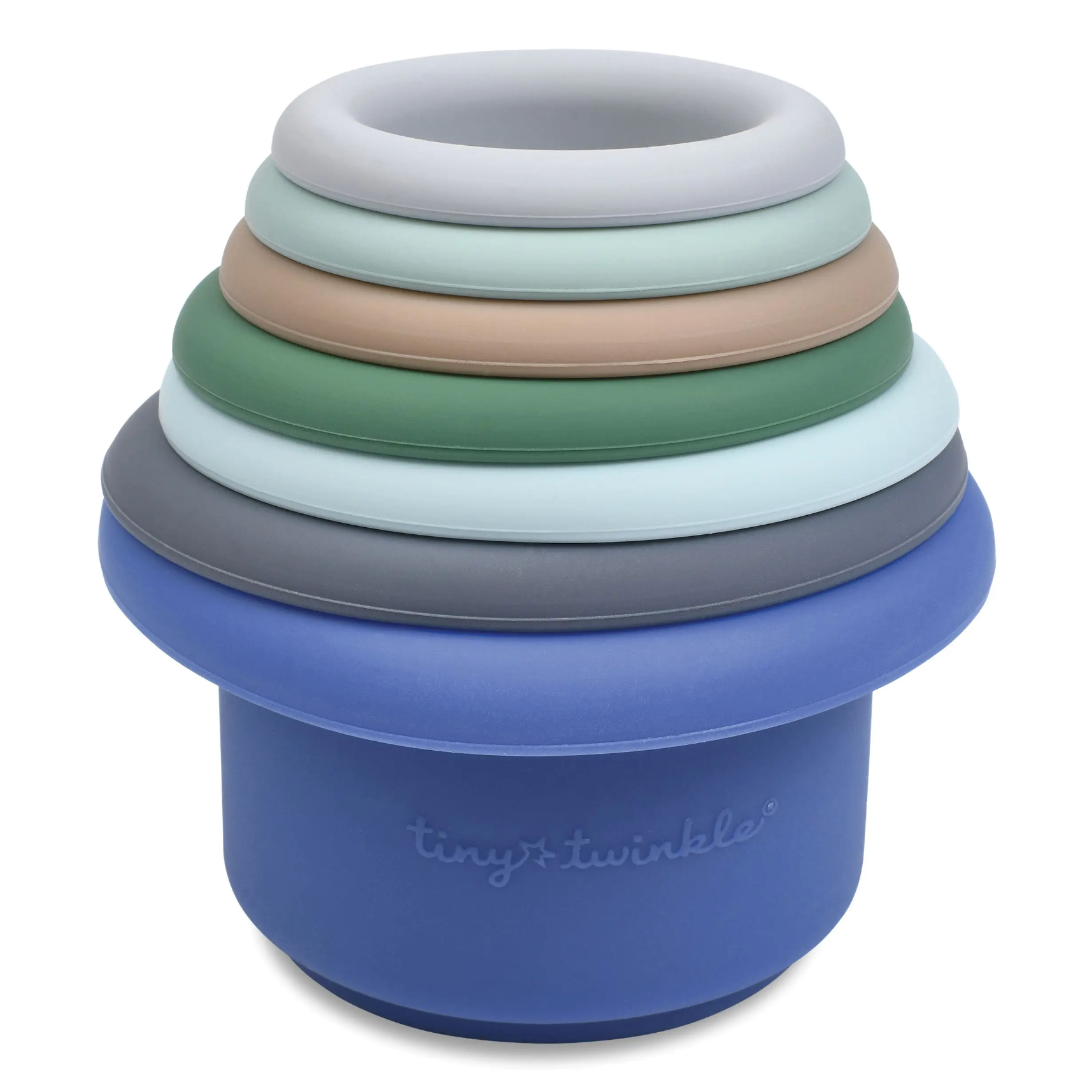 ocean silicone stacking cups
