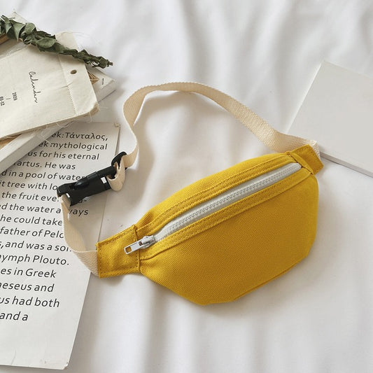 Yellow Canvas Fanny Pack